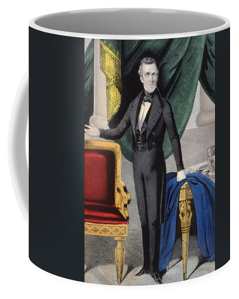 james Knox Polk Coffee Mug featuring the photograph President of the United States of America - James K Polk by International Images