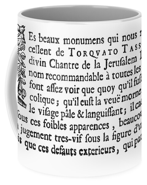 1500 Coffee Mug featuring the photograph PRINTERS INITIAL, c1500 by Granger
