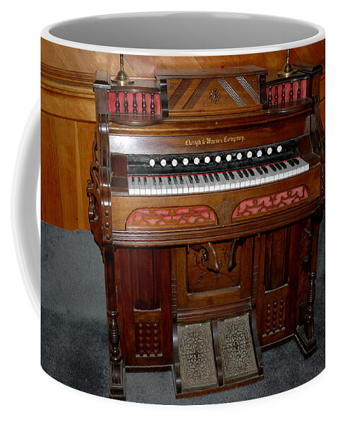 Usa Coffee Mug featuring the photograph Pump Organ by LeeAnn McLaneGoetz McLaneGoetzStudioLLCcom