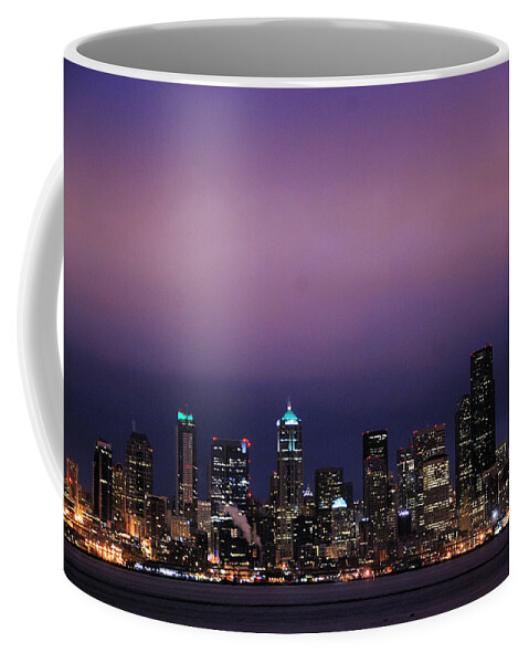 Seattle Coffee Mug featuring the photograph Purple Haze by Michael Merry