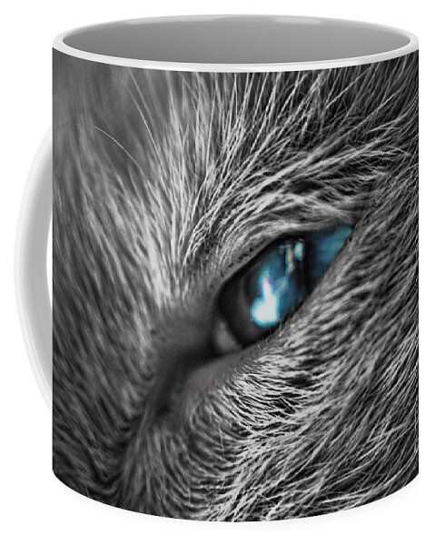Yhun Suarez Coffee Mug featuring the photograph Raging Blue by Yhun Suarez