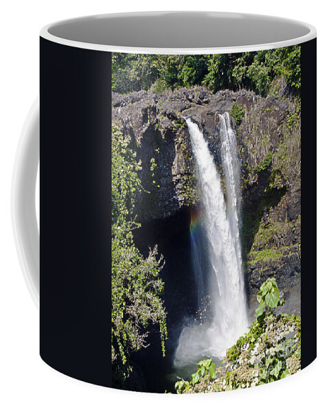 Fine Art Photography Coffee Mug featuring the photograph Rainbow Falls II by Patricia Griffin Brett
