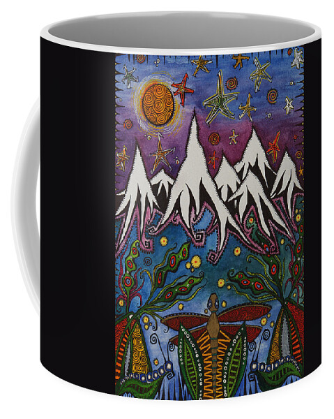 Nature Coffee Mug featuring the painting Realistic Imagination by Tanielle Childers