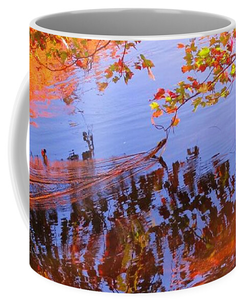 Reflections In Water Coffee Mug featuring the photograph Reflections and Currents by John Malone
