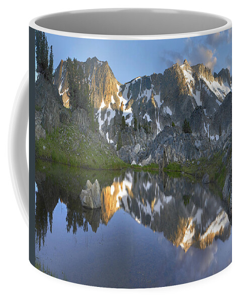00486953 Coffee Mug featuring the photograph Reflections In Wasco Lake Twenty Lakes by Tim Fitzharris