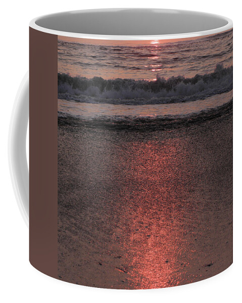 Reflective Coffee Mug featuring the photograph Reflective Ripples by Kim Galluzzo Wozniak