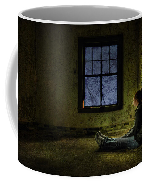 Abandoned Coffee Mug featuring the photograph Release Me by Evelina Kremsdorf