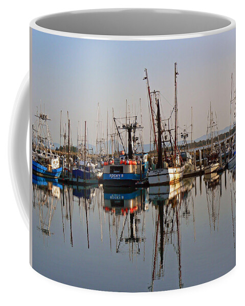 Ships Coffee Mug featuring the photograph Rocky and June by Pamela Patch