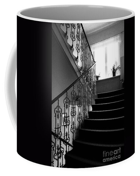 Window Coffee Mug featuring the mixed media Room With A View by Linda Woods
