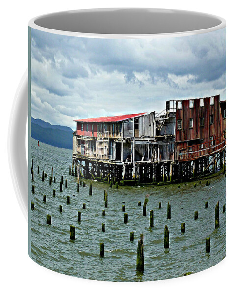 Fish Coffee Mug featuring the photograph Salmon Cannery by Jo Sheehan