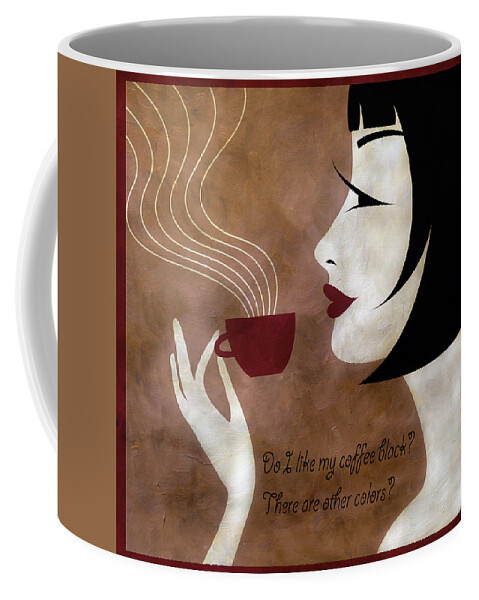 Coffee Coffee Mug featuring the mixed media Sassy Colors by Angelina Tamez