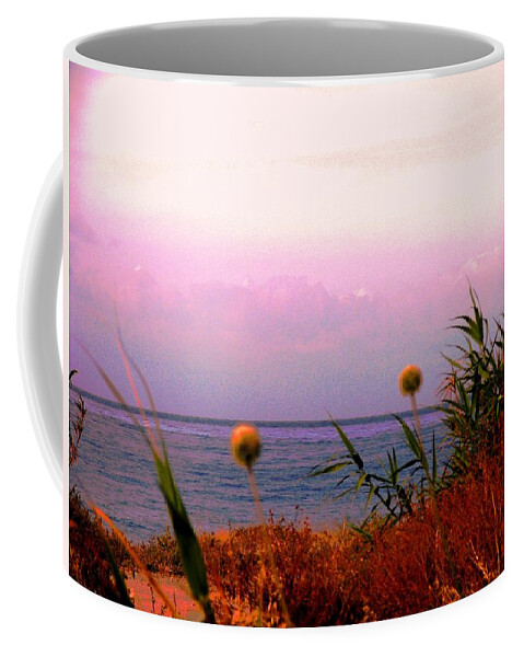 Cyprus Coffee Mug featuring the photograph Seascape Cyprus by Anita Dale Livaditis