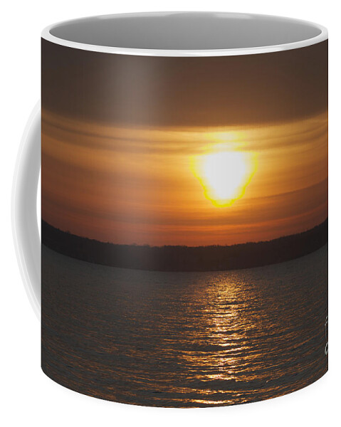 Seneca Lake Coffee Mug featuring the photograph Seneca Lake Sunrise by William Norton