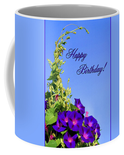 Morning Glory Coffee Mug featuring the photograph September Birthday by Kristin Elmquist