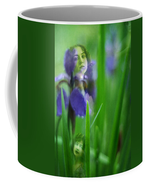 Portrait Coffee Mug featuring the photograph She Sees Herself by Rebecca Sherman