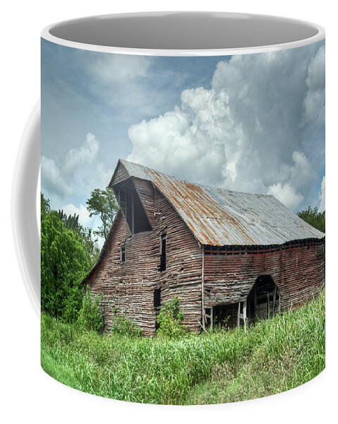 Barn Coffee Mug featuring the photograph Shingle Barn 1 by Douglas Barnett