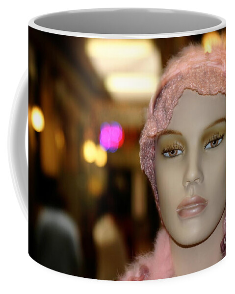 Ventura Coffee Mug featuring the photograph Shopping Girl by Henrik Lehnerer