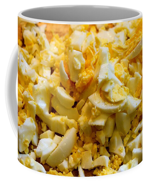 Dinner Coffee Mug featuring the photograph Shredded Eggs by Henrik Lehnerer