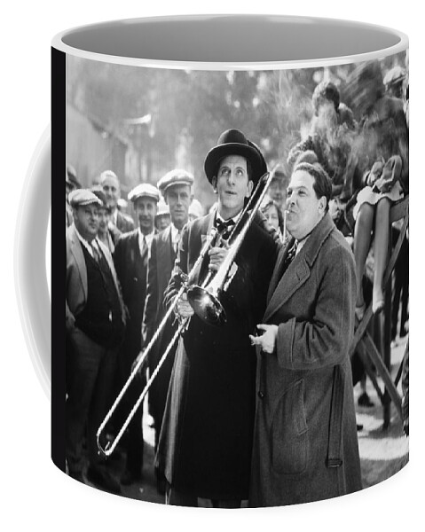 1920s Coffee Mug featuring the photograph Silent Still: Musicians by Granger