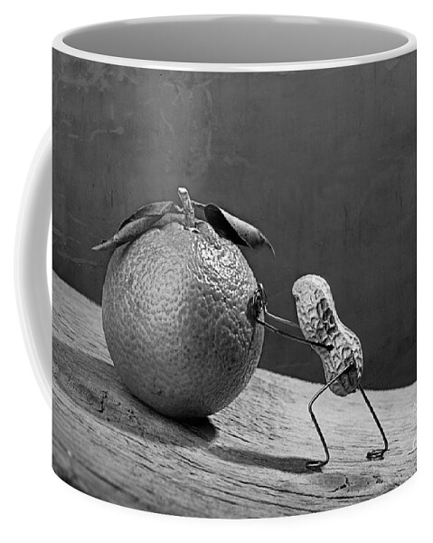 Peanut Coffee Mug featuring the photograph Simple Things - Sisyphos 02 by Nailia Schwarz