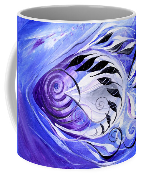 Fish Paintings Coffee Mug featuring the painting Singularis by J Vincent Scarpace