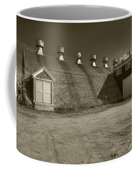 Southampton Potato Barn Coffee Mug featuring the photograph Southampton Potato Barn by Steve Gravano