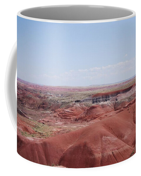 Desert Coffee Mug featuring the photograph Southwest Painted Desert by Judy Hall-Folde