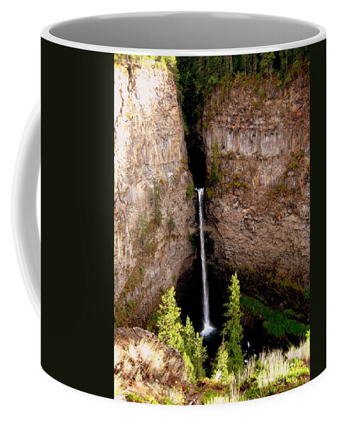 Waterfall Coffee Mug featuring the photograph Spahats Creek Falls by Kathy Bassett