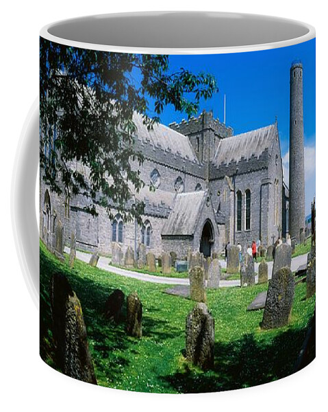 Architectural Heritage Coffee Mug featuring the photograph St Canices Cathedral &, Round Tower by The Irish Image Collection 