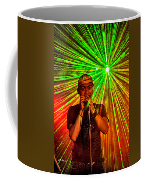 Music Coffee Mug featuring the photograph Star Burst by Christopher Holmes
