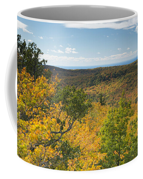 Summit Coffee Mug featuring the photograph Summit Peak Autumn 16 by John Brueske