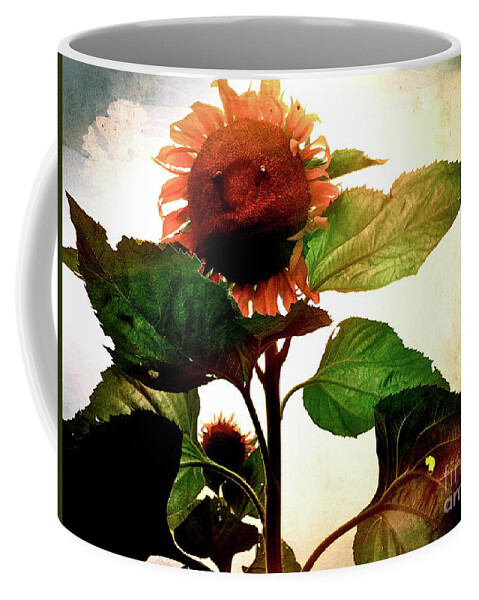Sunflower Coffee Mug featuring the photograph The Business of Bees by Kevyn Bashore