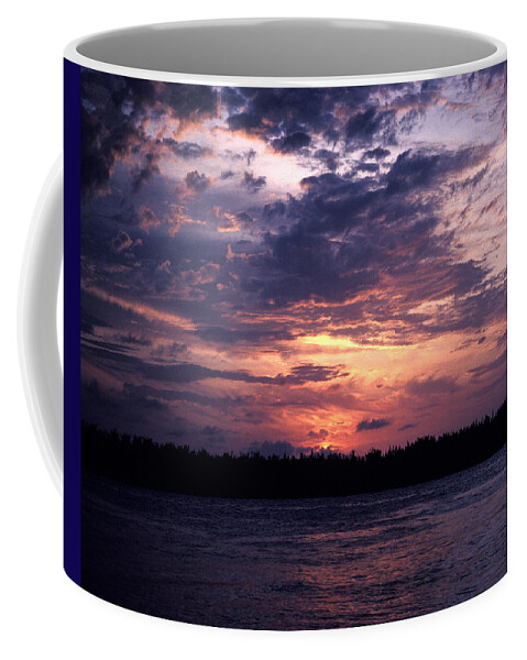 Sea Coffee Mug featuring the photograph Sunset Off Mallory Square 14S by Gerry Gantt