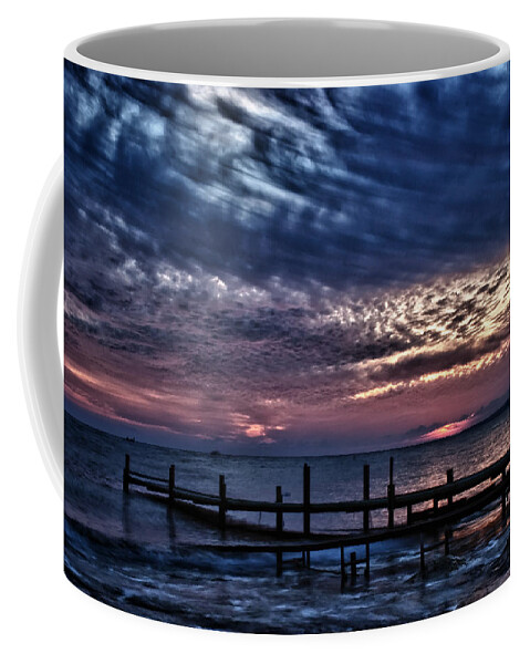 Beach Coffee Mug featuring the photograph Sunset by Stelios Kleanthous