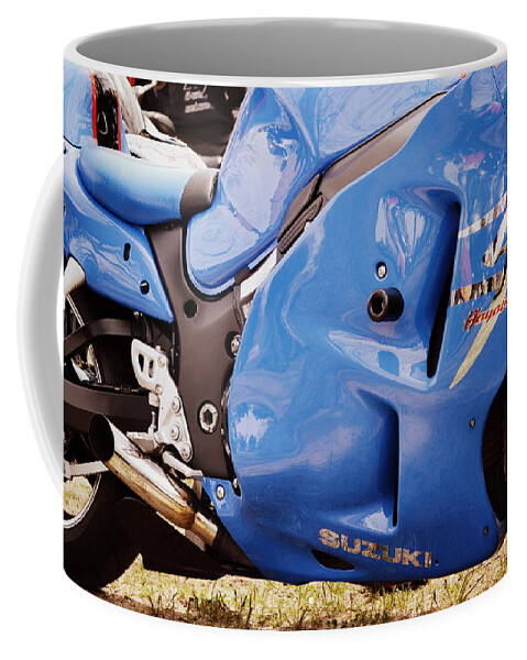 Racing Coffee Mug featuring the photograph Suzuki Hayabusa by Michelle Calkins
