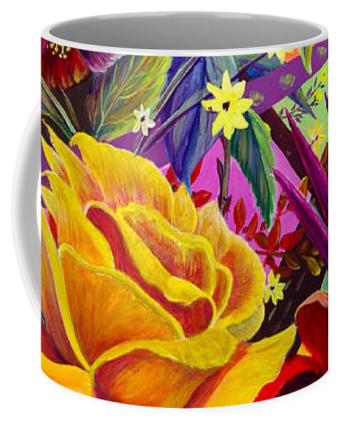 Symphony Coffee Mug featuring the painting Symphony by Nancy Cupp