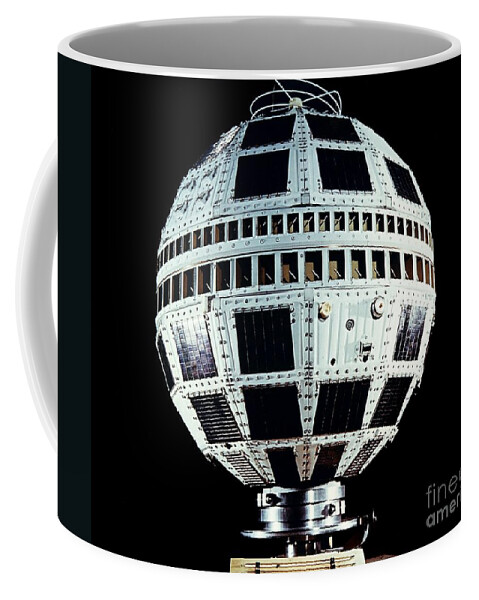 Communication Coffee Mug featuring the photograph Telstar 1 Before Launch by Alcatel-Lucent/Bell Labs