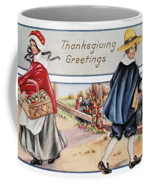 1900 Coffee Mug featuring the photograph THANKSGIVING, c1900 by Granger