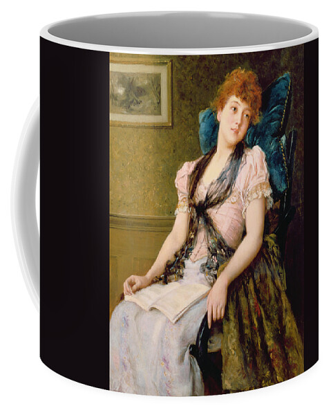 The Afternoon Rest Coffee Mug featuring the painting The Afternoon Rest by John Morgan