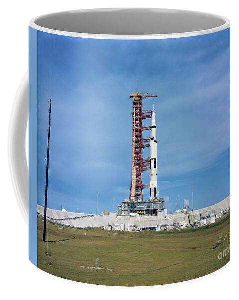1967 Coffee Mug featuring the photograph The Apollo Saturn 501 Launch Vehicle by Stocktrek Images