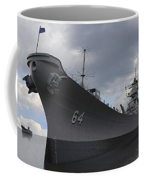 Battleship Coffee Mug featuring the photograph The Calm Before the Storm by Mike McGlothlen