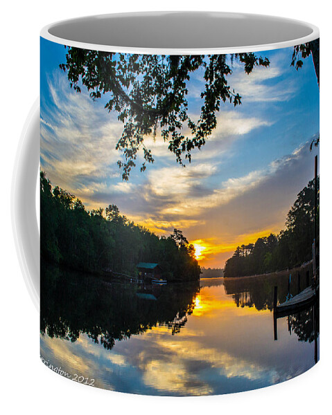 Reflection Coffee Mug featuring the photograph The Calm Place by Shannon Harrington