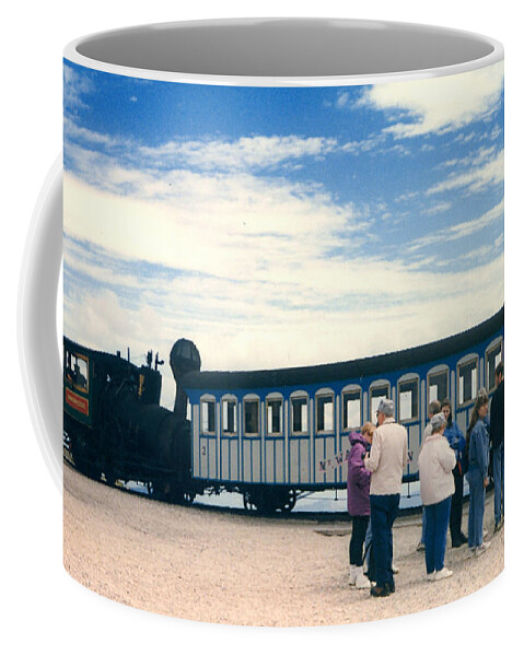 Train Coffee Mug featuring the photograph The Cog Railway by Donna Brown