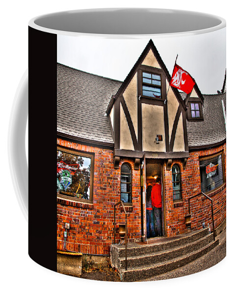 Washington State University Coffee Mug featuring the photograph The Coug by David Patterson