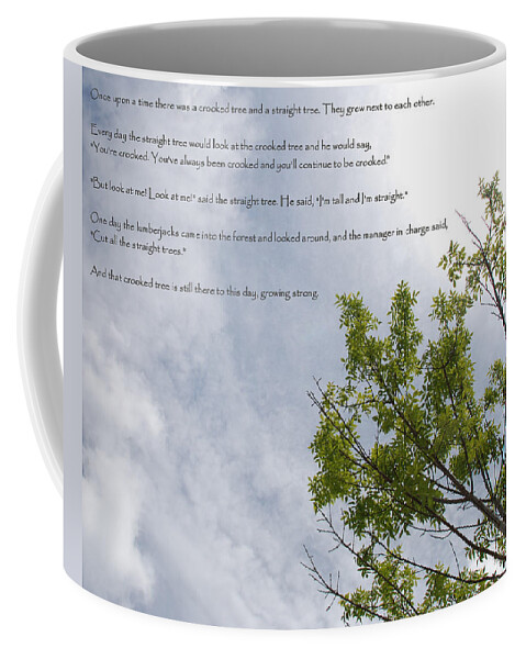 Tree Coffee Mug featuring the photograph The Crooked Tree by Michael Merry