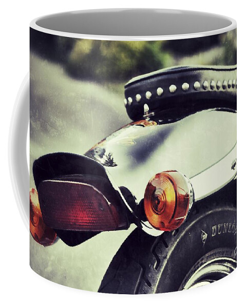 Motorcycle Coffee Mug featuring the photograph The End by Traci Cottingham