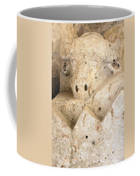 Roman Coffee Mug featuring the photograph The God of Fertility by Munir Alawi