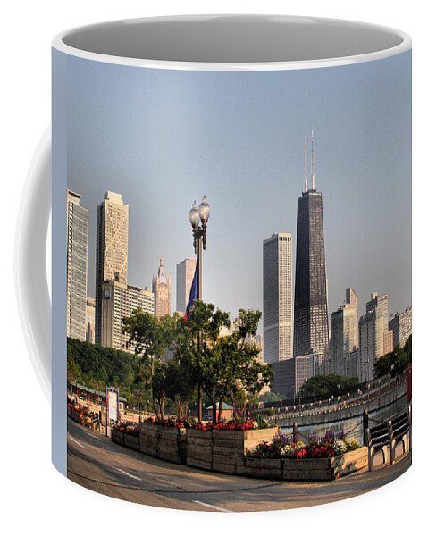 Chicago Coffee Mug featuring the photograph The Hancock Building - 1 by Ely Arsha