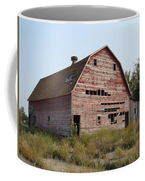 Barn Coffee Mug featuring the photograph The hole barn by Bonfire Photography