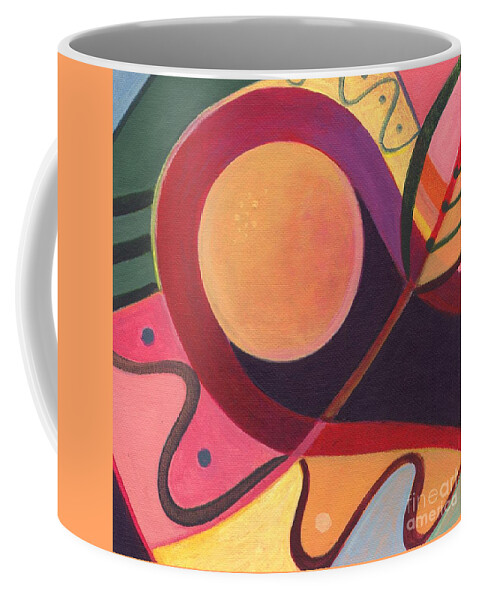 Design Coffee Mug featuring the painting The Joy of Design I by Helena Tiainen